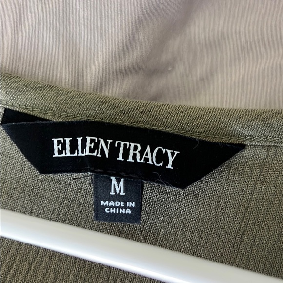 Ellen Tracy Khaki Green Outerwear - Picture 2 of 2
